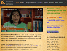 Tablet Screenshot of downtownlanguages.org